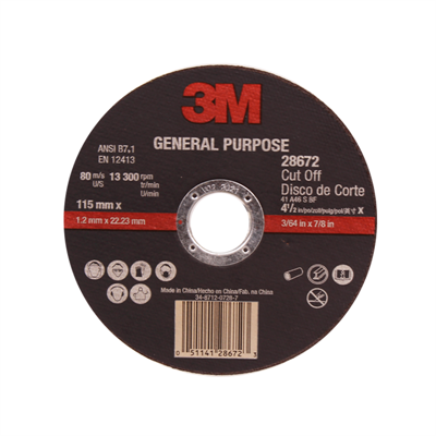 El Lagar: Ferreteria y materiales para construccion: Disco Corte Metal 4 1/2" X 3/64 X 7/8" 3M: Herramientas