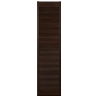 Puerta Celosia Pvc Brown 50X200 Cm Hoggan