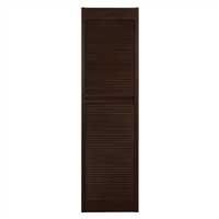 Puerta Celosia Pvc Brown 55X200 Cm Hoggan