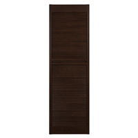 Puerta Celosia Pvc Brown 60X200 Cm Hoggan