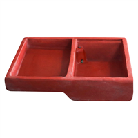 Pila Roja Tanque Derecho 90 x 66 cm