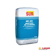 Mortero Acabado Md 450 Blanco Saco 20 Kg Sur