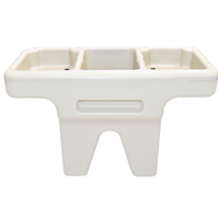 Pila Polietileno Oasis Beige 2 Escurridor Tanque Central