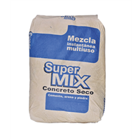 Concreto Seco Cemento Arena Piedra 40 Kg Supermix