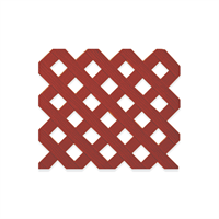 Lamina Petatillo Plastico Madera Rojo 1/8" 1.22 x 2.44 m
