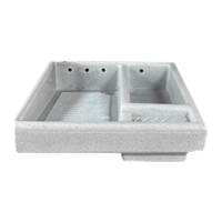 Pila Plastica Blanca 71 x 65 cm con Accesorio Der Versaplas