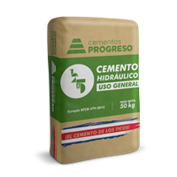 Cemento Gris Uso General Alto Desempeño 50 Kg Progreso