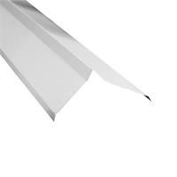 Cumbrera Esmaltado Blanco #26 12" Largo 1.83m