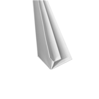 Moldura Pvc tac Esquina Hacia Adentro 5 m Blanco Canet