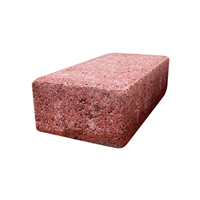 Adoquin Concreto Rojo 6 X 10 X 20 cm (GAM)