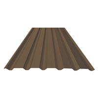 Lamina Policarbonato Marlon Rectangular Bronce CS 1.05X1.83m