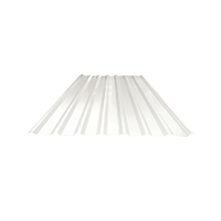 Lamina Esmaltada Rectangular Blanco #28 1.07 X 3.66 m