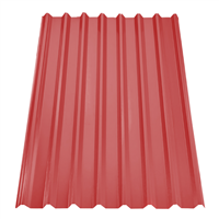 Lamina Esmaltada Rectangul Rojo #28 0.30 mm 1.07 X 3.66 m
