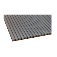 Lamina Policarbonato Marlon St Four Wall Gris 1.05 X 1.96