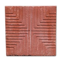 Piso Pedrin L Rojo 30 X 30 cm x 1 m2