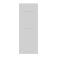 Puerta Interna 75 x 210 cm Amparo Hdf Blanca