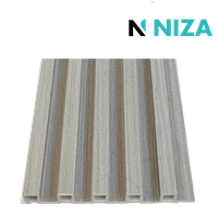 Tablilla WPC Decorativa Acanalada Gris Claro 21x290 cm Niza
