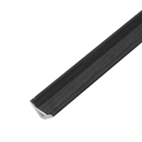 Cornisa Tablilla WPC Negra 2.9 m