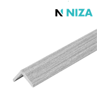 Esquinero Tablilla WPC Gris Claro 2.9 m Niza