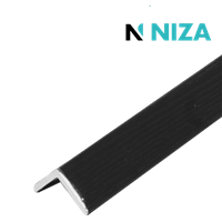 Esquinero Tablilla WPC Negra 2.9 m Niza
