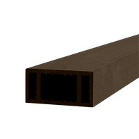 Tubo Tablilla WPC Exterior Cafe Oscuro 50 x 100 cm 2.9 m