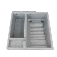 Pila Plastica Gris 55 cm Accesorio Izq Versaplas