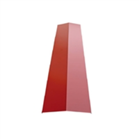 Cumbrera Esmaltado Rojo #26 12" Largo 3.05 m