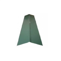 Cumbrera Esmaltado Verde #26 12" Largo 3.05 m