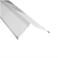 Cumbrera Esmaltado Blanco #26 18" Largo 3.05 m