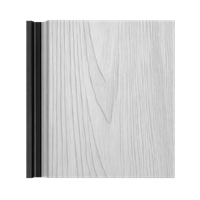Tablilla WPC Externa Siding Gris Beteado 17 mm x 2.9 m