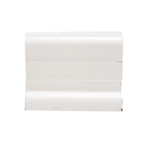 Rodapie Plastico Veneciano Blanco 8.8 cm x 2.9 m