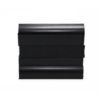 Rodapie Plastico Veneciano Negro 8.8 cm x 2.9 m