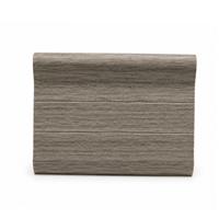 Rodapie Plastico Liso Gris Claro 8 cm x 2.9 m