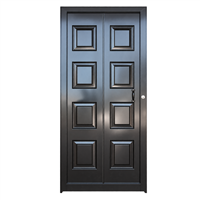 Puerta Metalica 8 Tableros Izquierda 90 x 210 cm