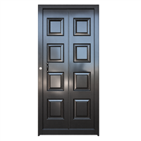 Puerta Metalica 8 Tableros Derecha 95 x 210 cm