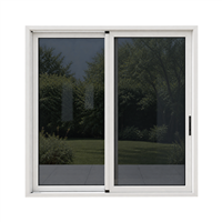 Puerta Corrediza Pvc con Llavin Vidrio Oscuro 2 x 2.1 m