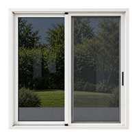 Puerta Corrediza Pvc Mosquitero 2 x 2.1 m Vidrio Oscuro