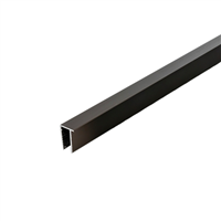 Perfil Tipo U Terminal Lamina Bronce 8 mm 2.15 m