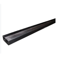 Tubo Rectangular Negro Estruc 100 X 200 cm X 4.75 mm X 6 m