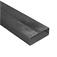 Tubo Rectangular Negro Estructur 50 X 200 cm X 3,17 mm X 6 m