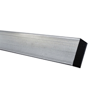 Tubo Rectangular Industrial Galvaniz 25 x 50 X 1,20mm X 6 m