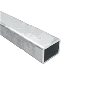Tubo Cuadrado Industrial Galvanizado 25 X 25 X 1,50 mm X 6 m