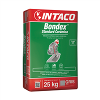 Mortero Bondex Standard Ceramica Saco 25 Kg Intaco