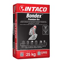 Mortero Bondex Premium Oro Gris Saco 25 Kg Intaco