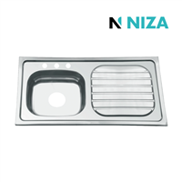 Fregadero Sobreponer 100 X 50 cm 1 Escur 1 Tanque Izq Niza