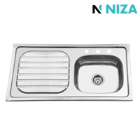 Fregadero Sobreponer 100 X 50 cm 1 Escur 1 Tanque Der Niza