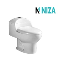 Inodoro 1 Pieza Elongado Alpes Niza