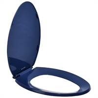Asiento Inodoro Elongado Azul American Standard