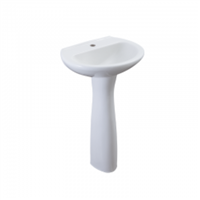 Lavatorio Milano Con Pedestal Blanco