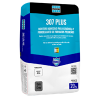 Mortero Ceramica 307 Plus Gris Saco 20 Kg Laticrete